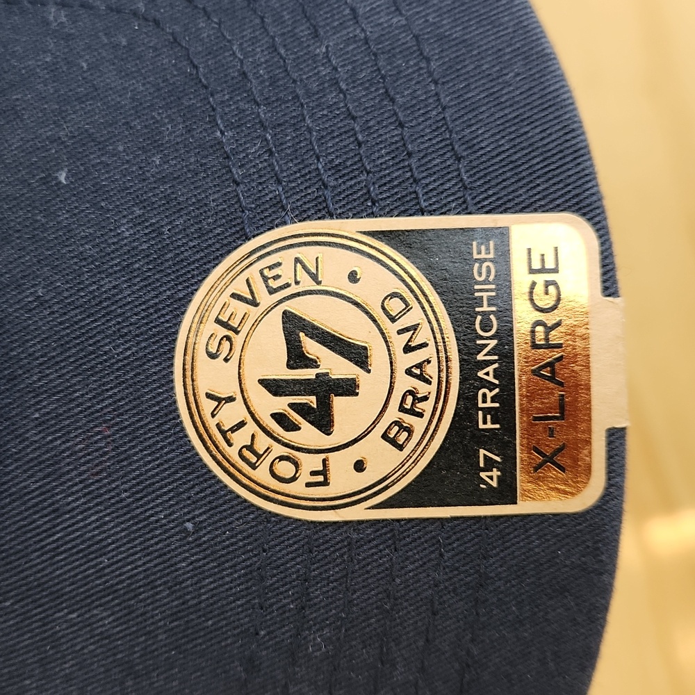 '47 Brand Franchise BUTLER BULLDOGS Navy Blue NCAA Fitted Baseball Hat Size XL - Picture 7 of 15